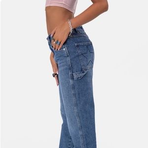 NWT adika arcade embroidery-detail Jeans BOYFRIEND